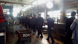 境港総合技術高等学校・工場見学